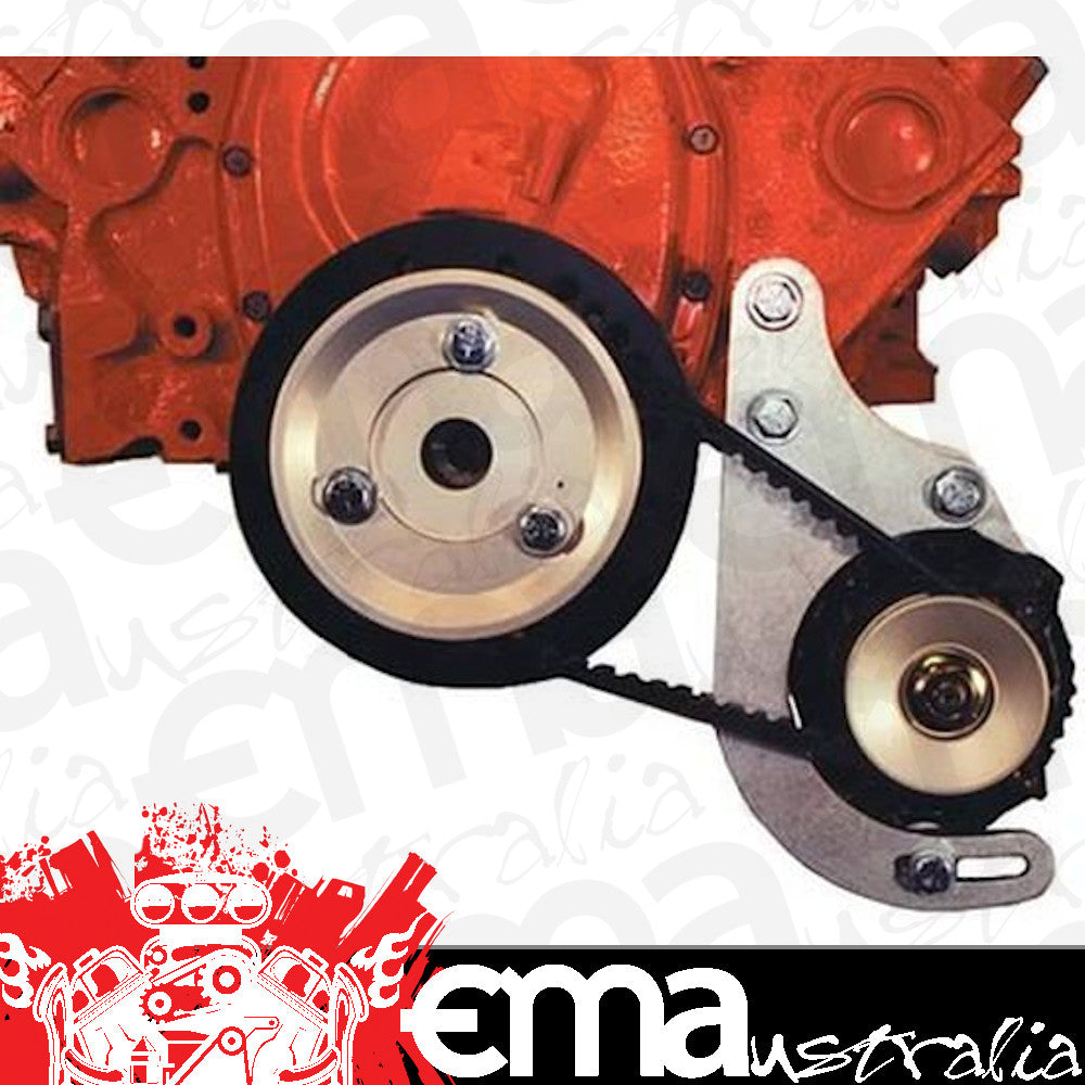 Powermaster | PM8-895 | Drag Race 50 Amp Black Alternator Kit suit Chev BB 396-454