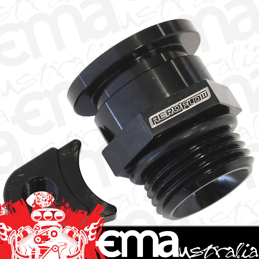 Aeroflow AF64-2200BLK Holden V8 AF64-2008 Std Reg Adapter Allows Use Of Std Regu