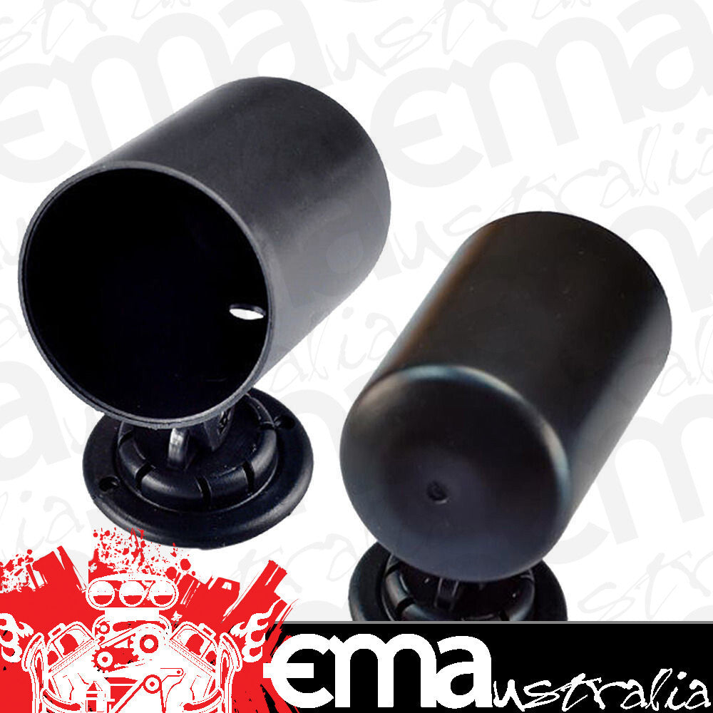 Engine Master Australia POD1P Black 2" 52mm Universal Single Hole Dash Gauge POD Mount Holder Pedestal
