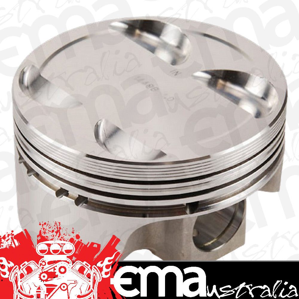 Probe Pistons PP14488-.50 Srs Dish -4.1Cc Top Forged Piston Set - 86.5mm Bore For Toyota 3Sgte w/ 5.433" Rods. 866" Pin