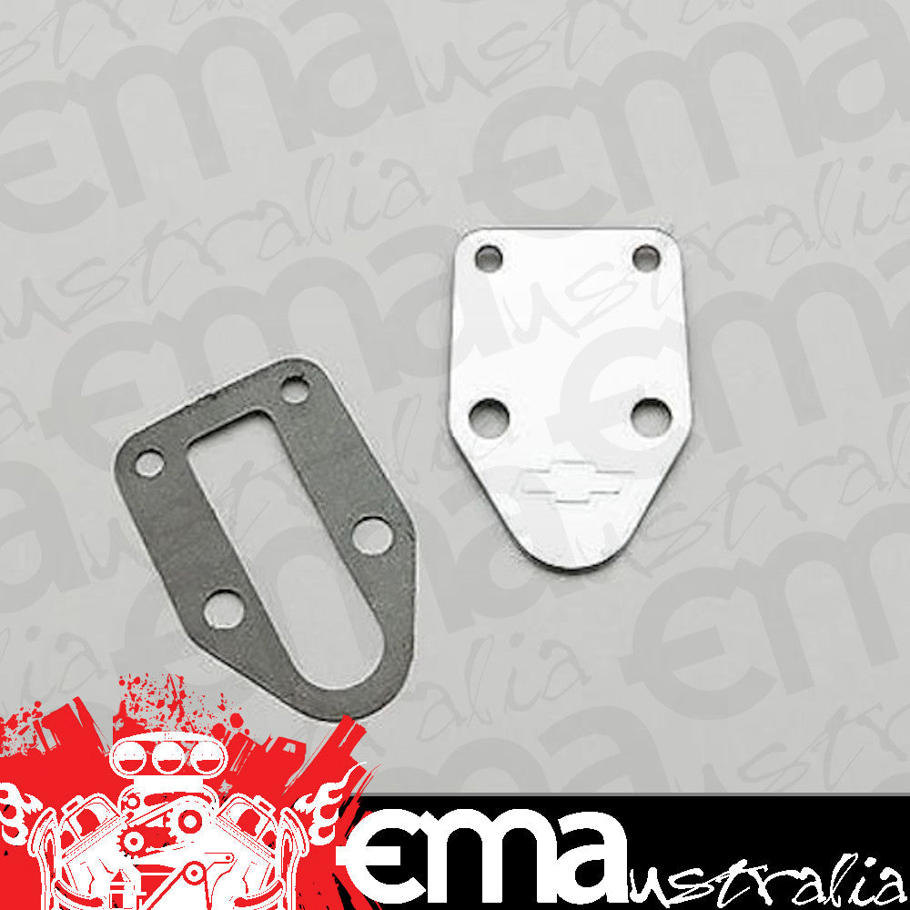 Proform PR141-210 Bowtie Mechanical Fuel Pump Block Off Plate & Gasket