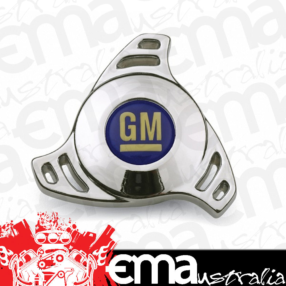 Proform PR141-332 Air Cleaner Wing Nut Small Hi-Tech w/ Chevrolet Gm Insert Blue/White
