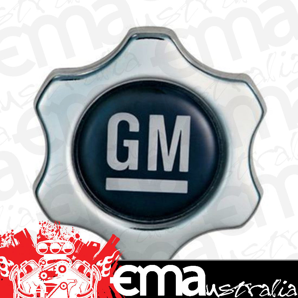 Proform PR141-631 Large Gm Oil Filler Cap Gm Logo. Use w/ Chevrolet Style Holes.