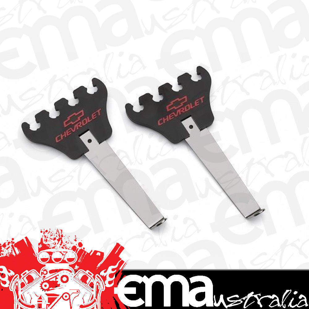 Proform Parts | PR141-636 | Chev V8 Ignition Lead Loom Black w/ Bowtie Logo