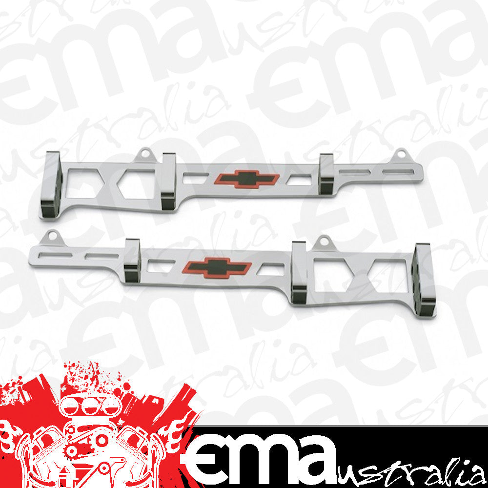 Proform PR141-639 Chev BB 65-91 Spark Plug Looms Chrome Bowtie Logo 1 (pair)