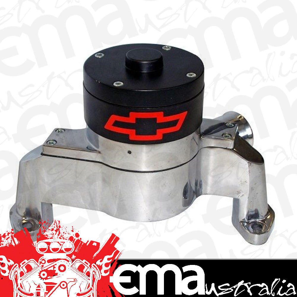 Proform Parts | PR141-654 | 35GPM Electric Water Pump Polished w/ Logo suit Chev SB V8