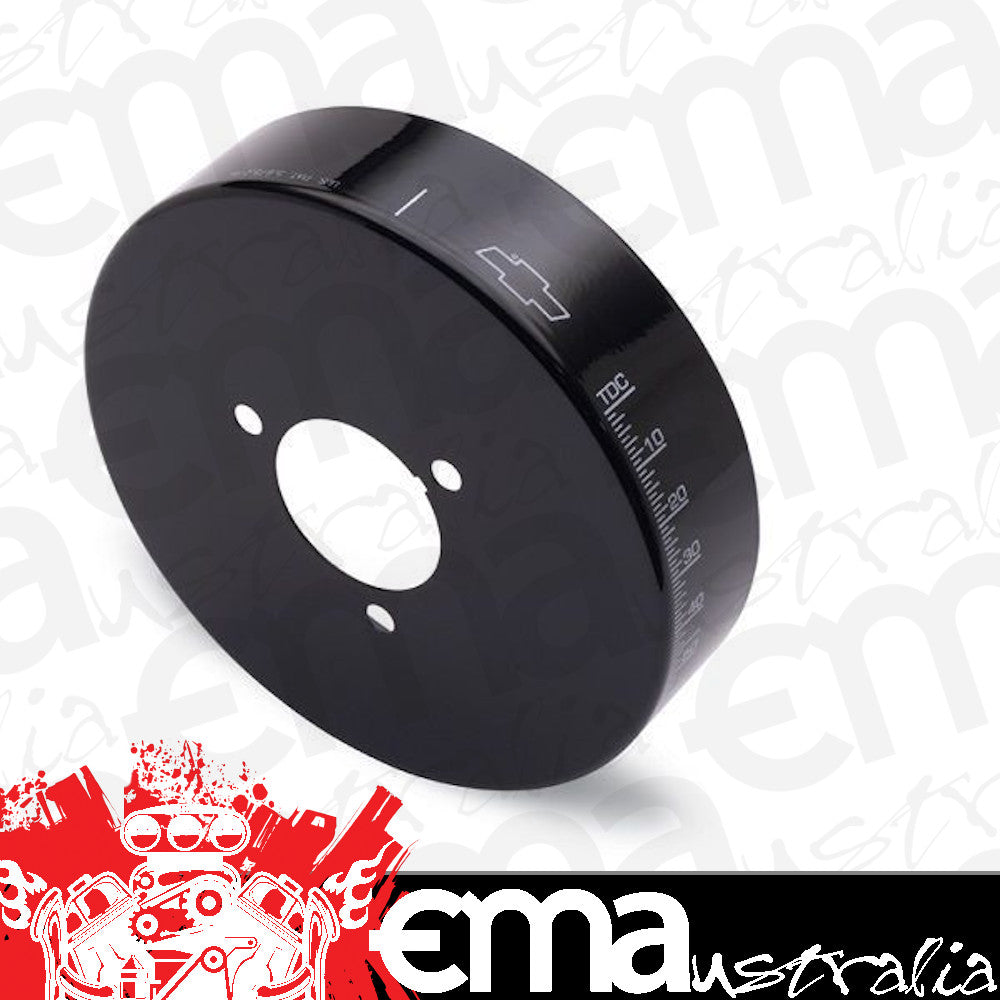 Proform Parts | PR141-728 | 8" Harmonic Balancer Cover Black suit Chev SB V8