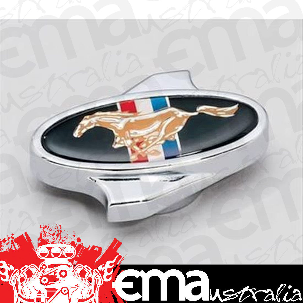Proform Parts | PR302-337 | Ford Air Cleaner Wing Nut Chrome w/ Mustang Pony Logo