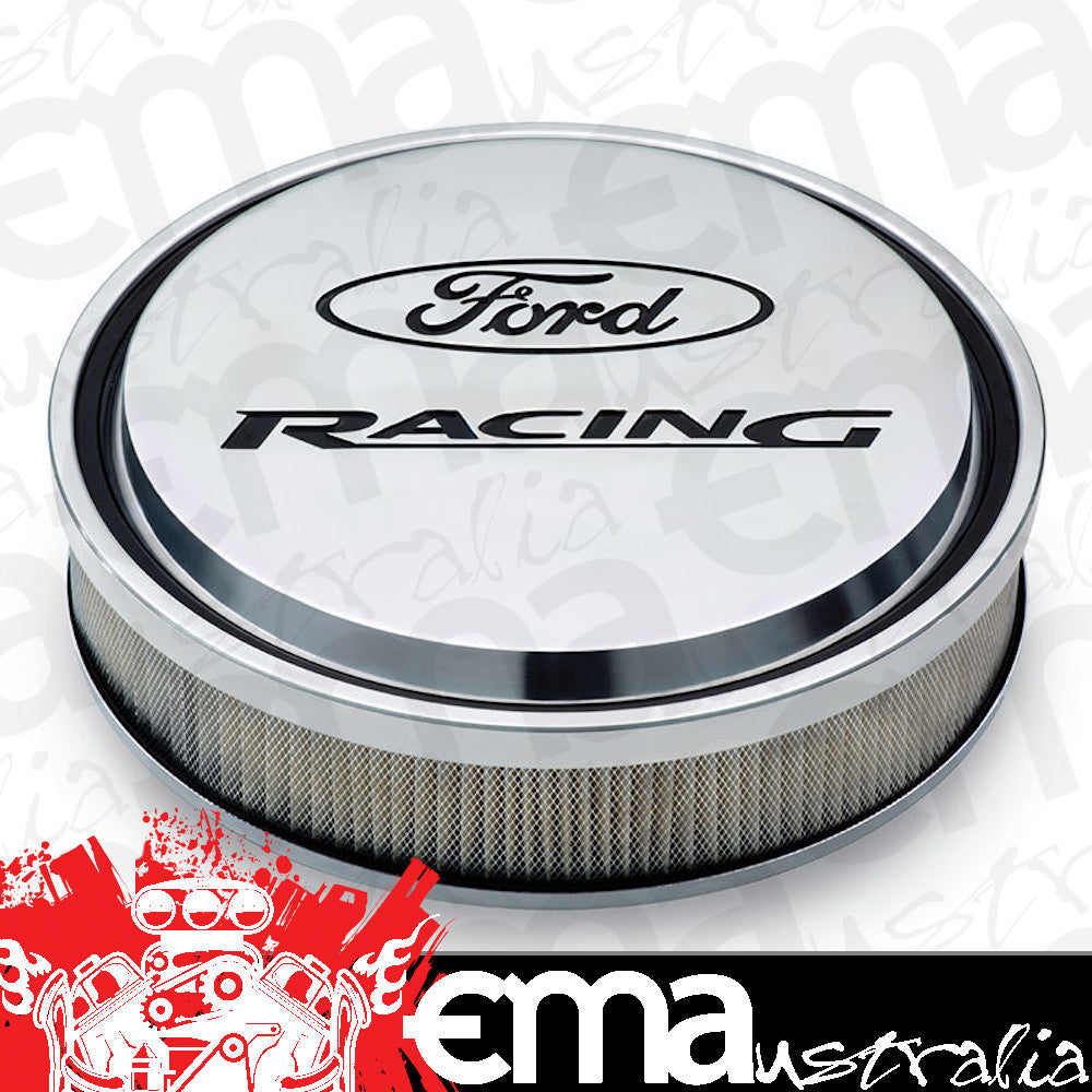 Proform PR302-383 Ford Racing Slant Edge 13" x 3" Air Cleaner W Ford Racing Logo