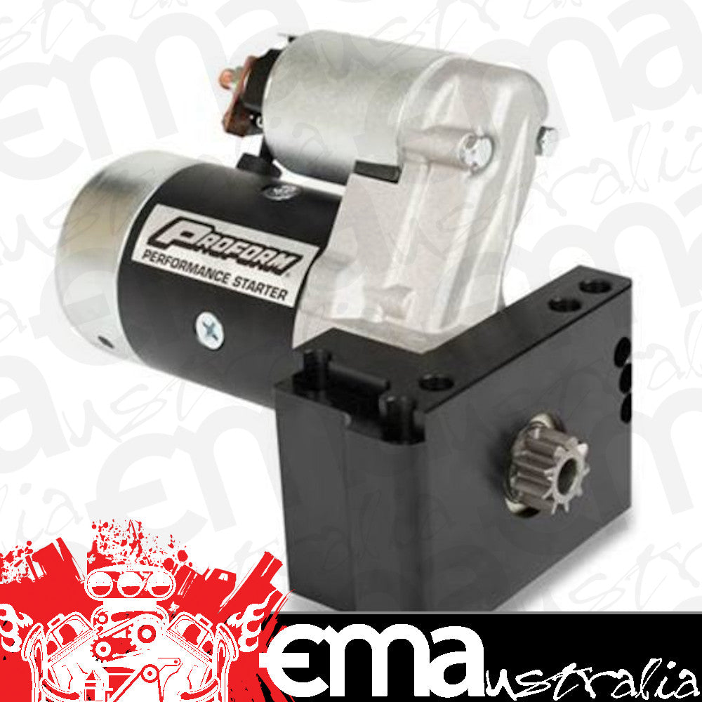 Proform PR66267 High-Torque Mini Starter; 2.0Kw; Fits Chev V8; Staggered Bolt Mounting Plate