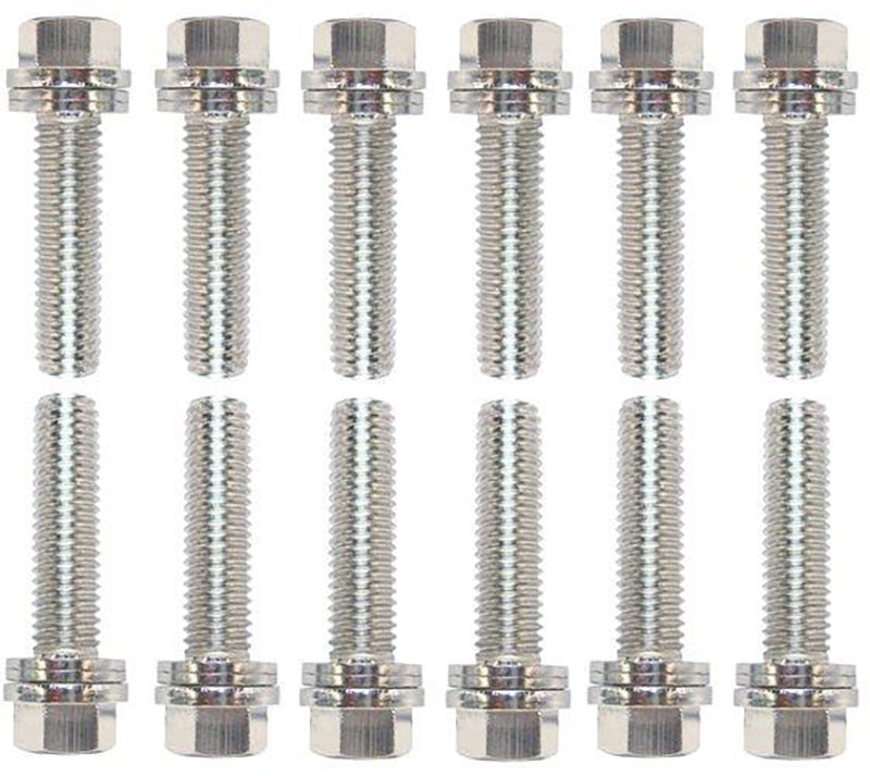 Proform Parts PR66754 Self-Locking Wedge Header Bolts 8mm x 1.25 Chev 5.7 6.0L LS1 LS6 Set Of 12
