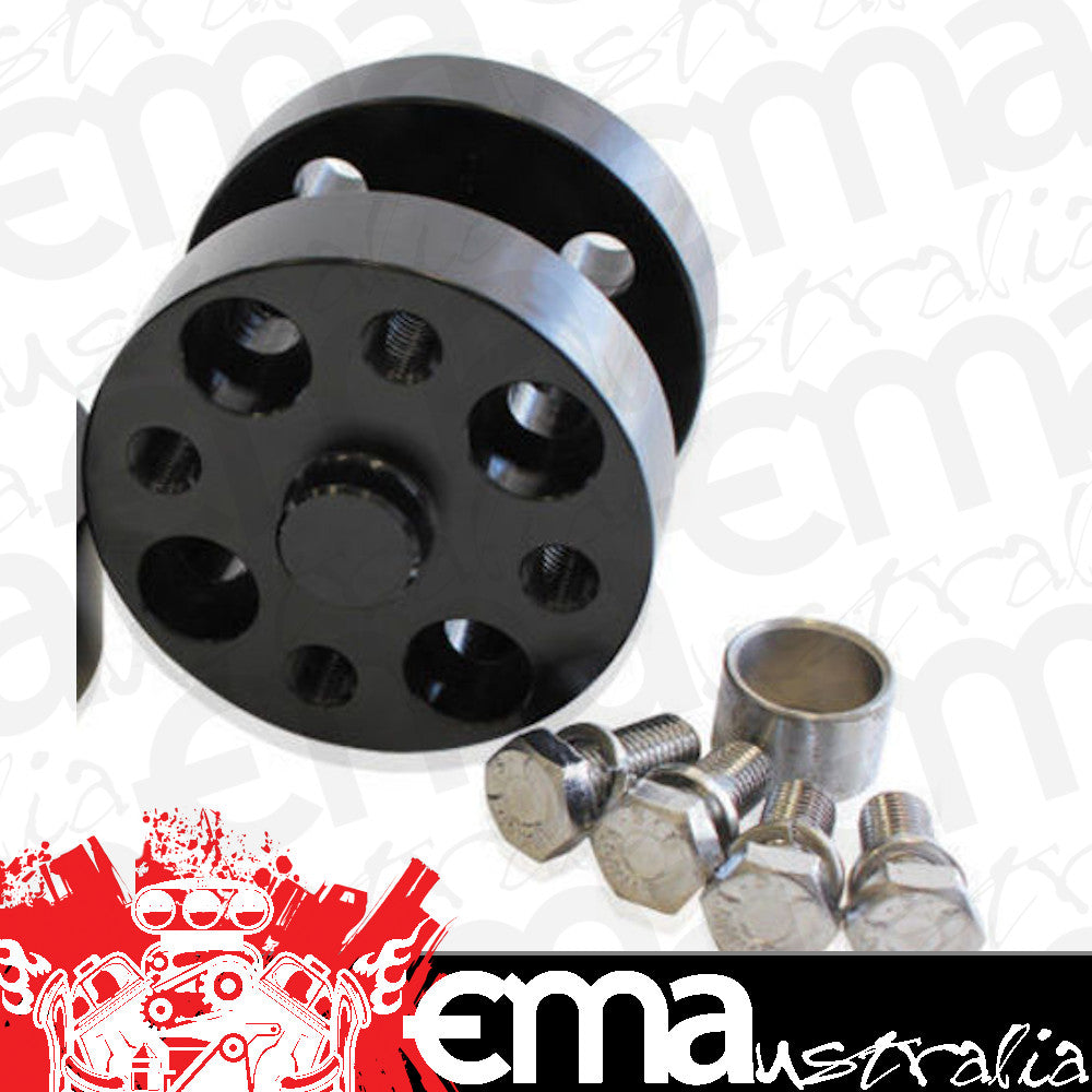 Aeroflow AF64-3041 Water Pump Fan Spacer Kit 2" Black Suit 5/8 Or 3/4 Centre