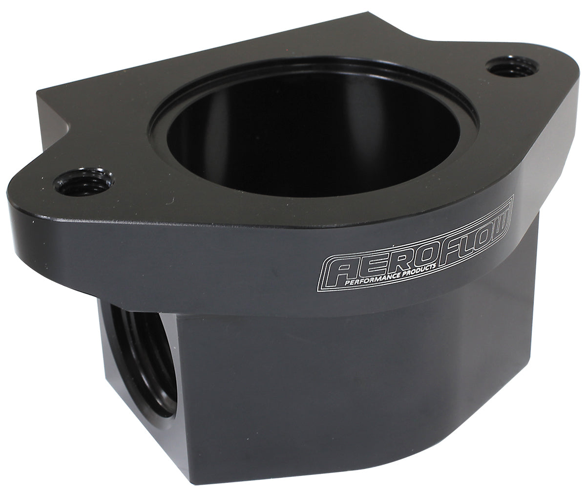 Aeroflow AF64-3043BLK Billet Remote Thermostat Housi-12ORB Port S Each Side Chev