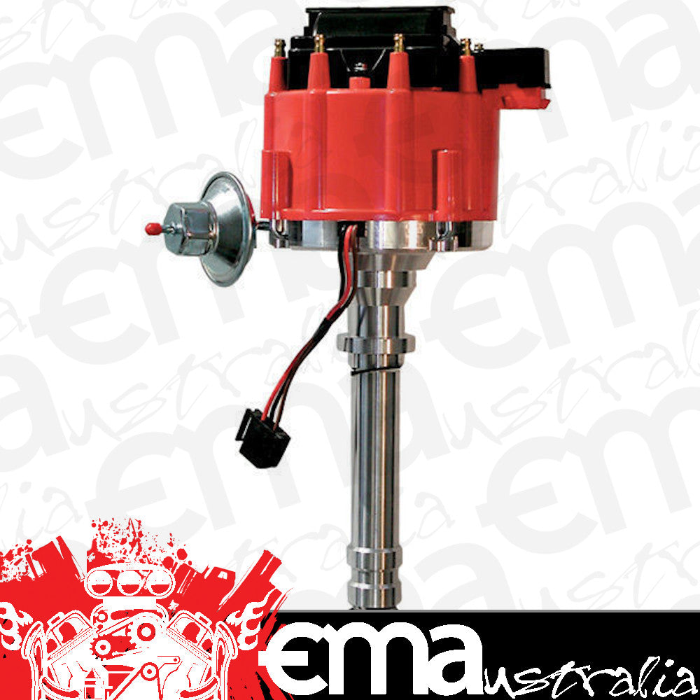 Chev small & big block V8 Custom Curved Billet HEI Distributor w/ Coil suits Proform Parts PR66997