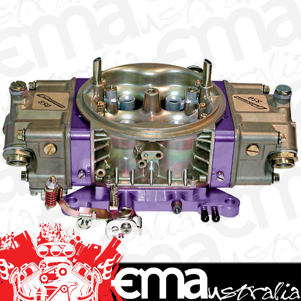 Proform PR67202 950 CFM Double Pumper 4-Barrel Carburettor Billet Base Plate & Metering Block w/ No Choke