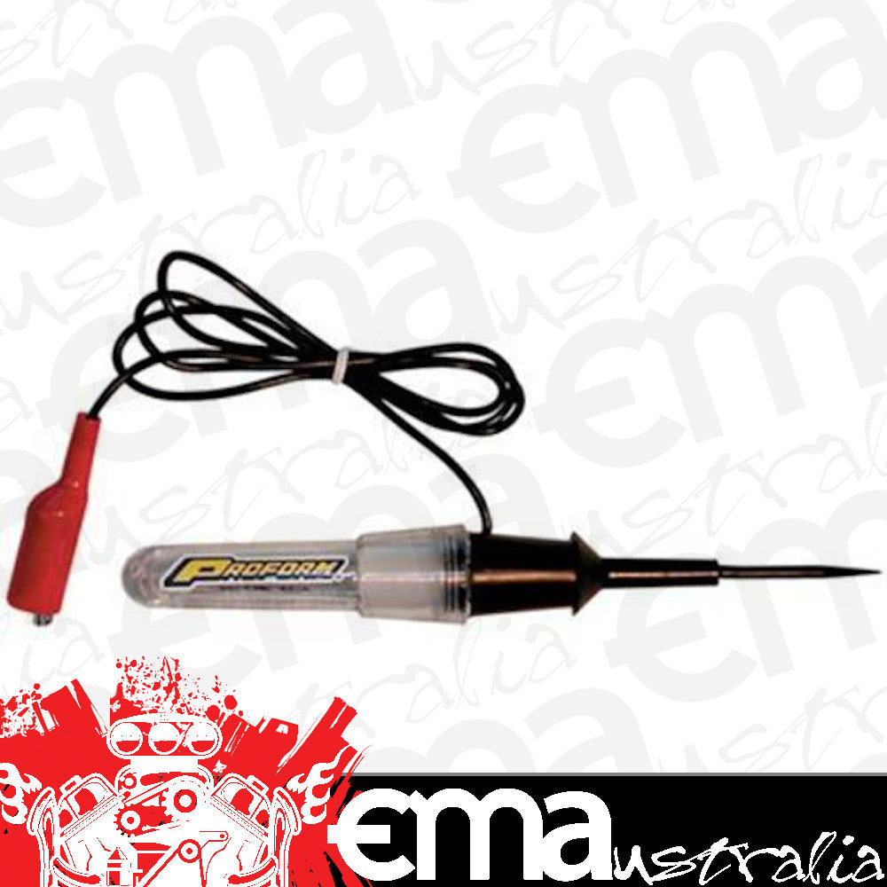 Proform PR67408 Circuit Tester Test Light/Circuit Tester Probe-Style w/ Bulb 6 Or 12 V Insulated Clip (each)