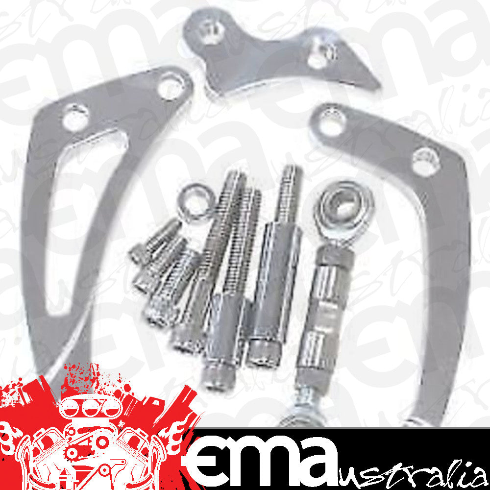 Aeroflow AF64-4004 SBC Suit Low Mount Alt Bracketleft Side Swp Polish Kit