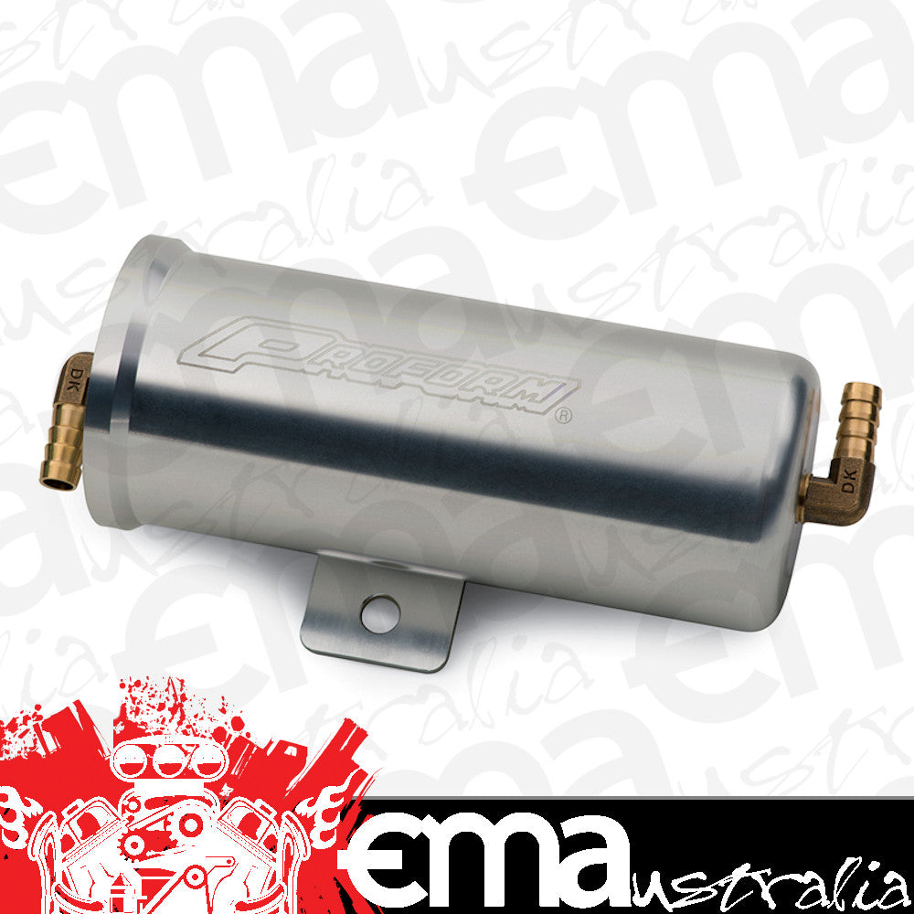 Proform PR69528 Radiator Overflow Canister Natural Finish Aluminium 6-3/4" x 3"