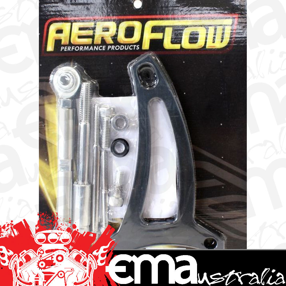 Aeroflow Performance Products AF64-4008BLK Black Alternator Bracket 351W Aust Driver Side