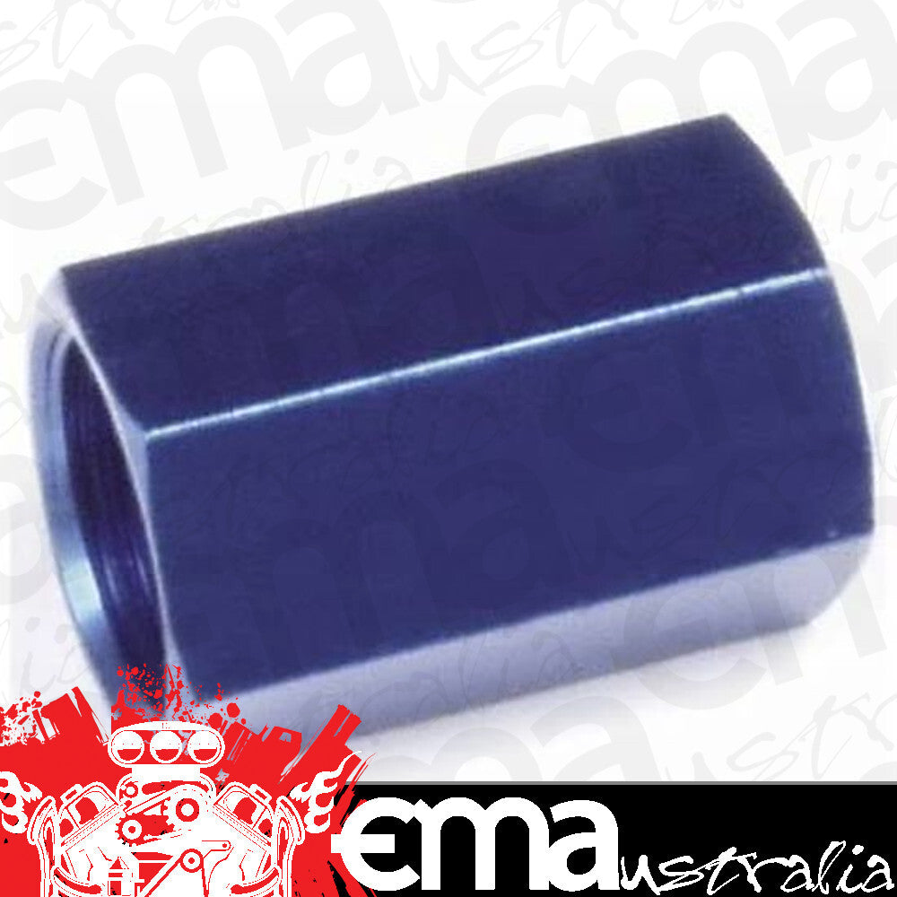Professional Products | PRO10450 | Carburetor Inlet Adaptor -8an to 3/8" NPT Blue