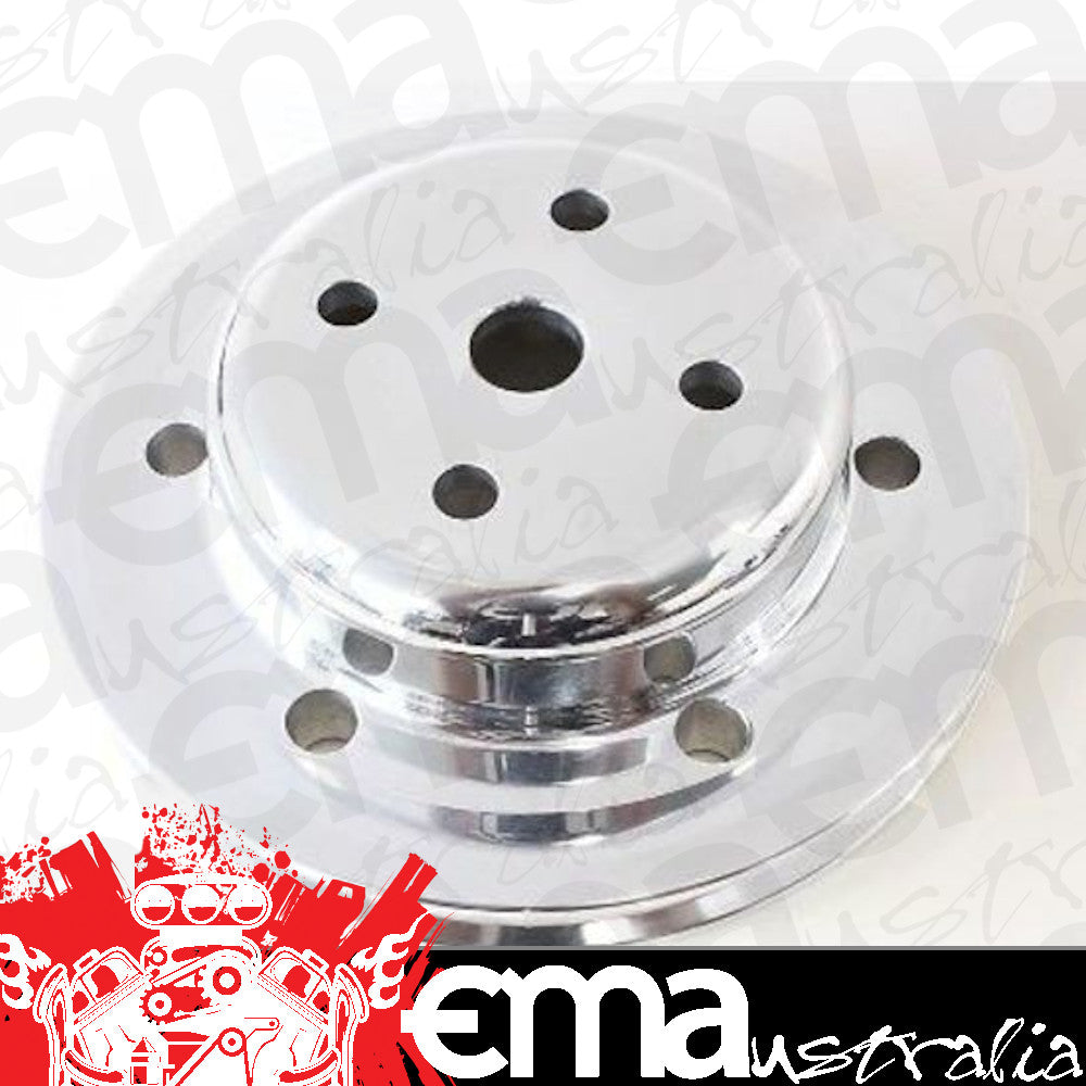 Aeroflow Performance Products AF64-4022 Billet Water Pump V Pulley Holden V8 Hq-Wb Polished