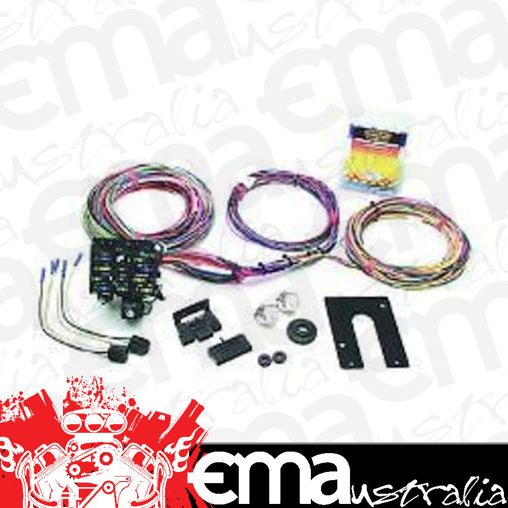 Painless Wiring PW10102 21 Circuit Universal Wiring Harness Kit Non GM Column