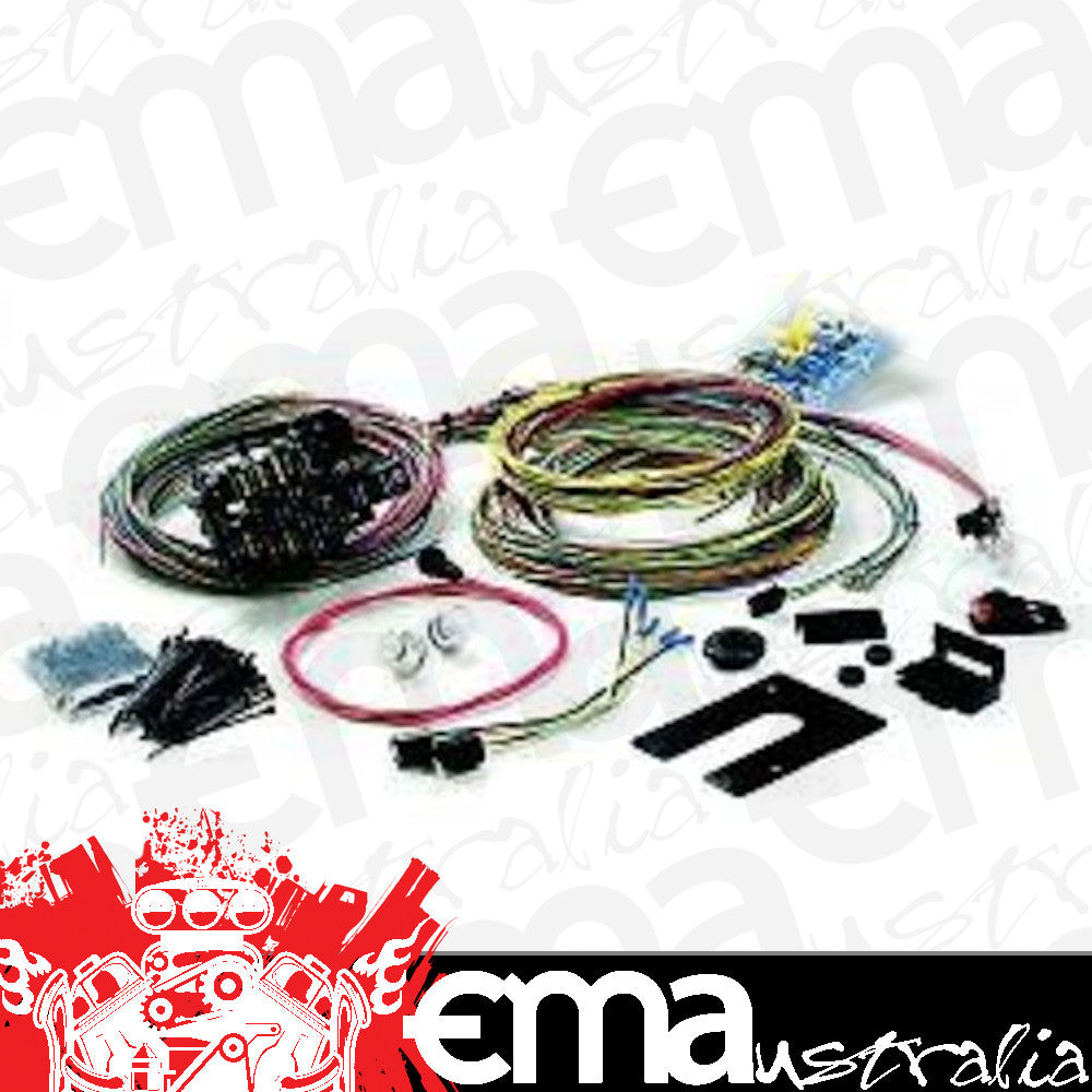 Non fuel injected, non electronic Transmission Wiring 18 Circuit Wiring Harness Kit GMKeyed Column Carbureted Painless Performance Wiring PW10201