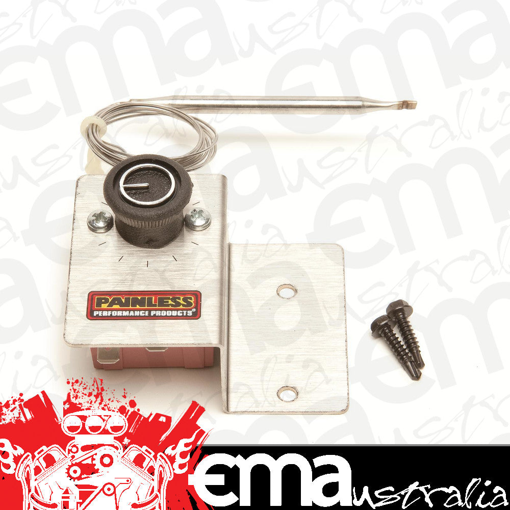 Painless Performance Wiring PW30112 Wiring Adjustable Thermostat Kit Without Relay 35-120C