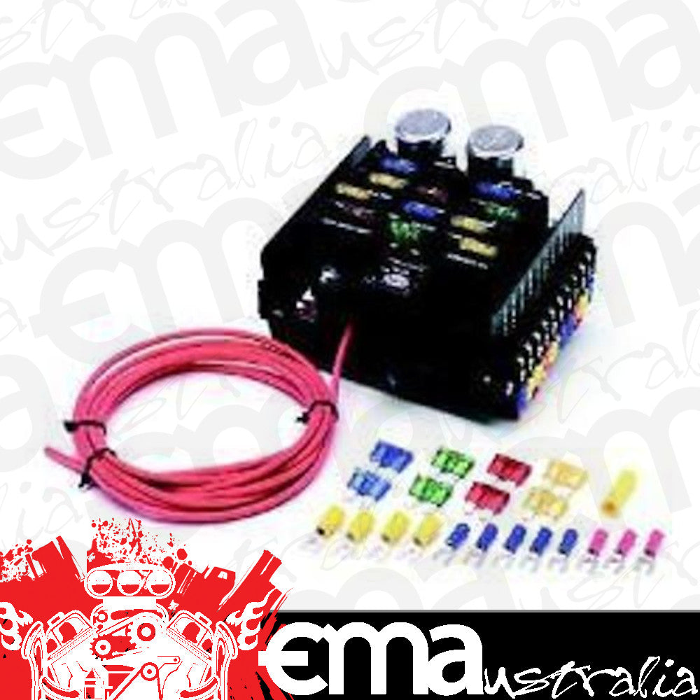 Painless Wiring PW50101 12 Circuit Universal Race/Pro Street Fuse Block