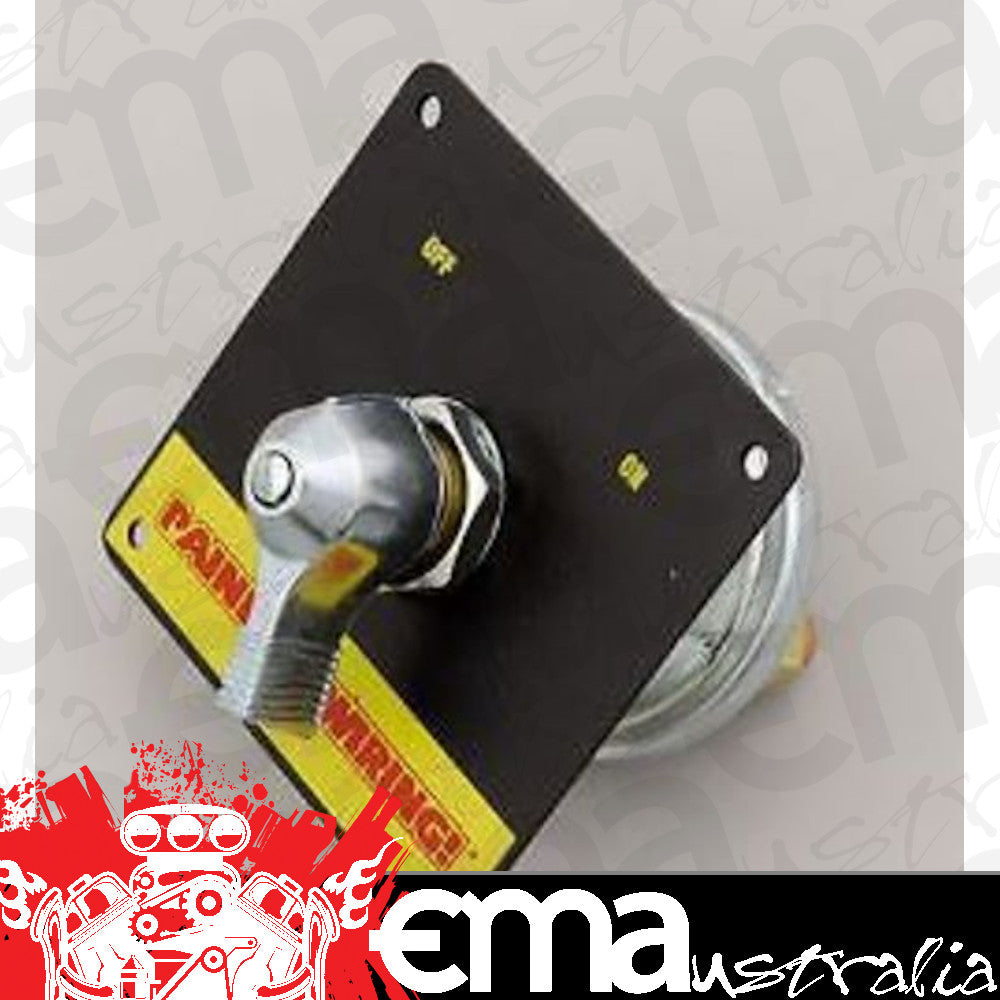 Painless Wiring PW50710 Heavy Duty Master Switch With Mounting Plate