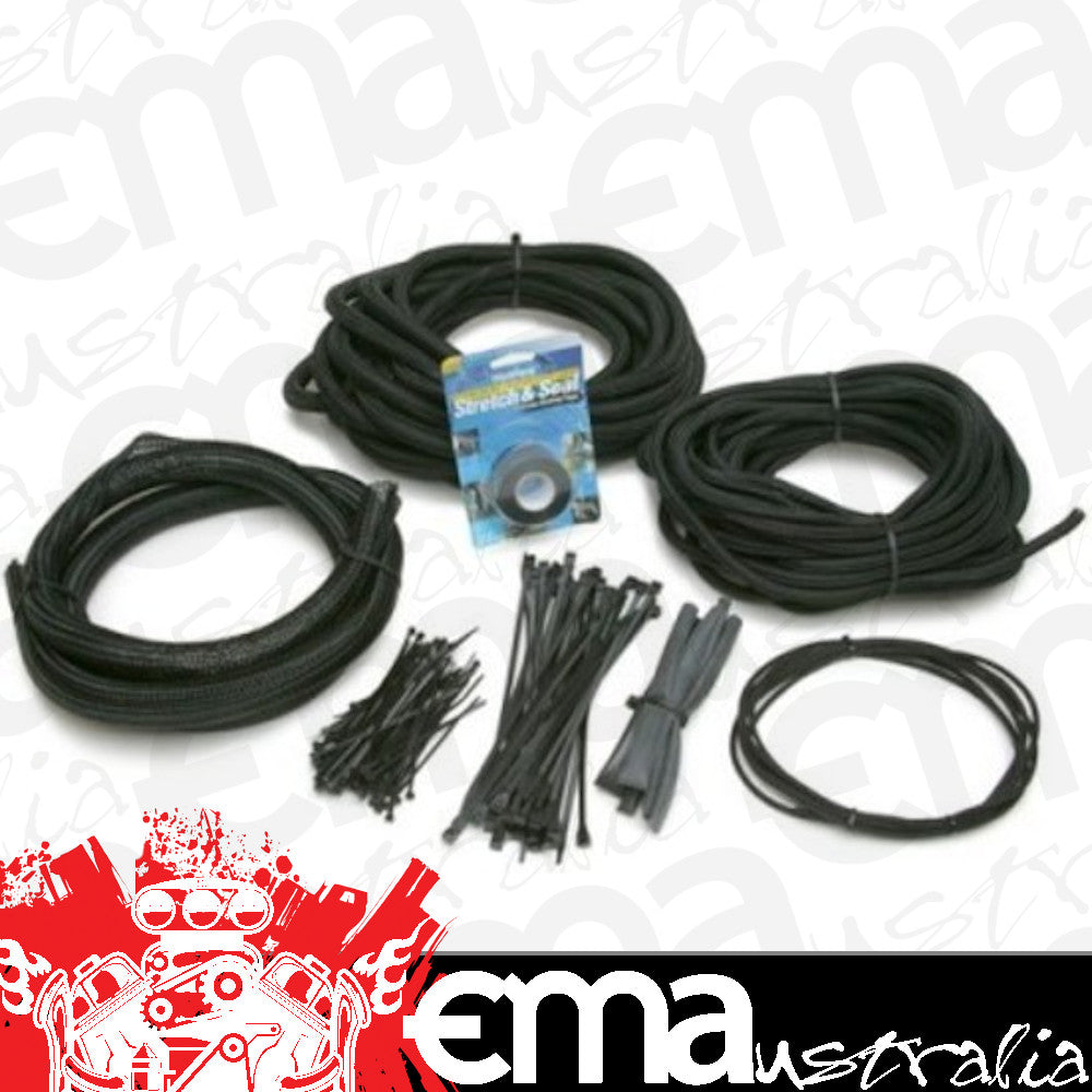 Painless Wiring PW70920 Power Braid Chassis Harness Kit Incl Power Braid, Self Vulcanising Tape, Wire Ties & Shrink Wrap
