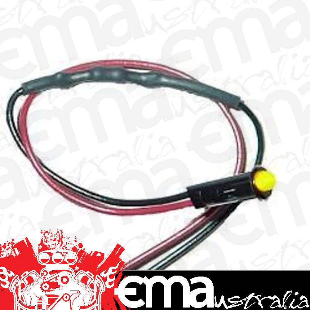 Painless Performance Wiring PW80200 Wiring 1/8" Indicator Light Amber
