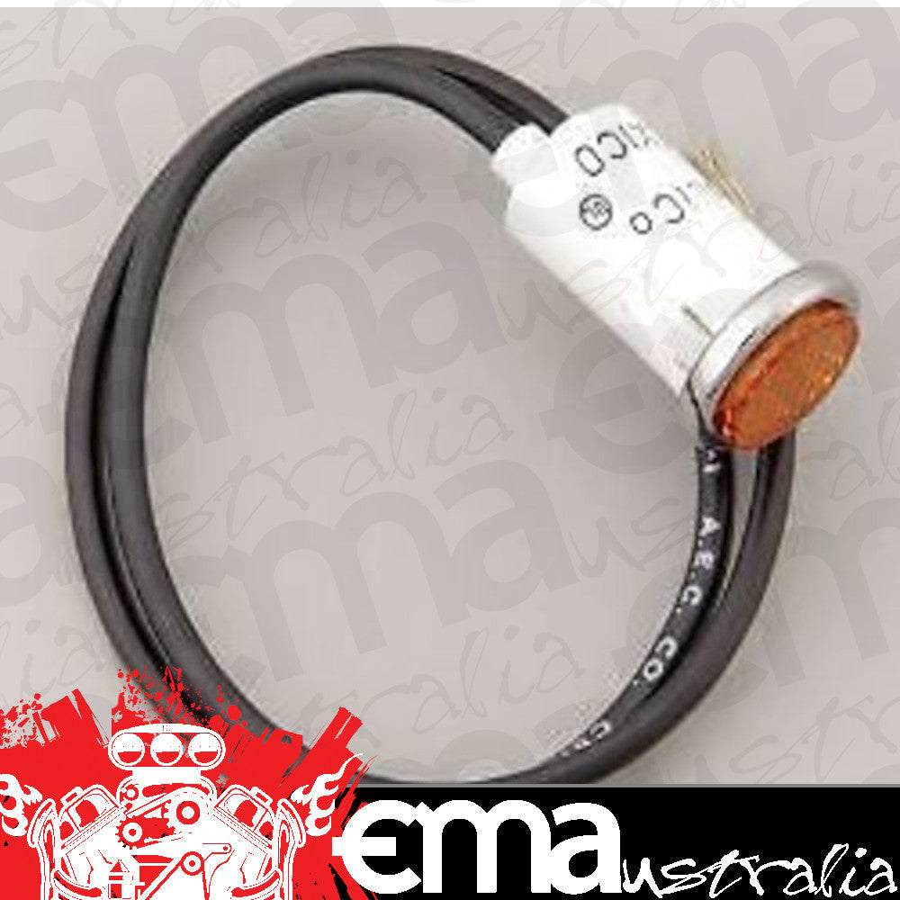 Painless Performance Wiring PW80208 Wiring 1/2" Indicator Light Amber