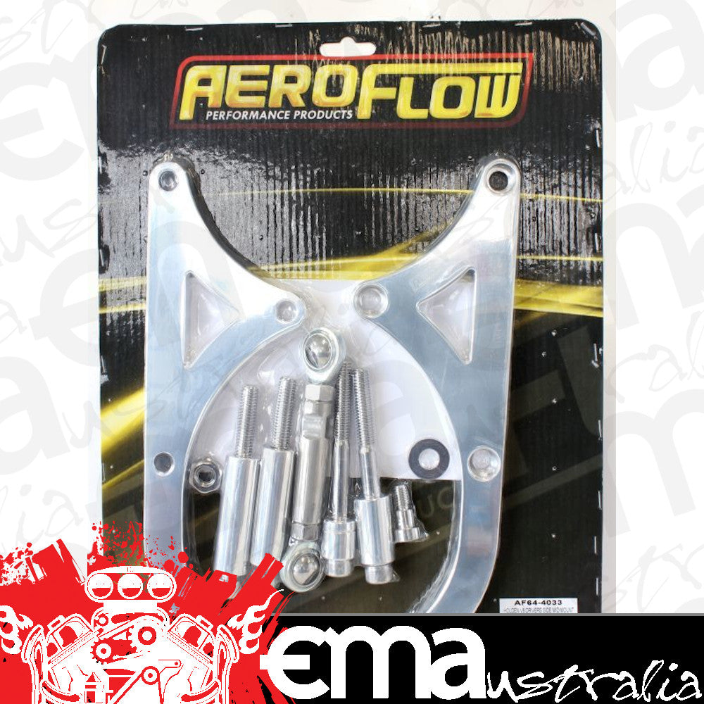 Holden V8 D/Side Alternator Not Vn Mid Mount Billet Bracke Aeroflow Performance Products AF64-4033