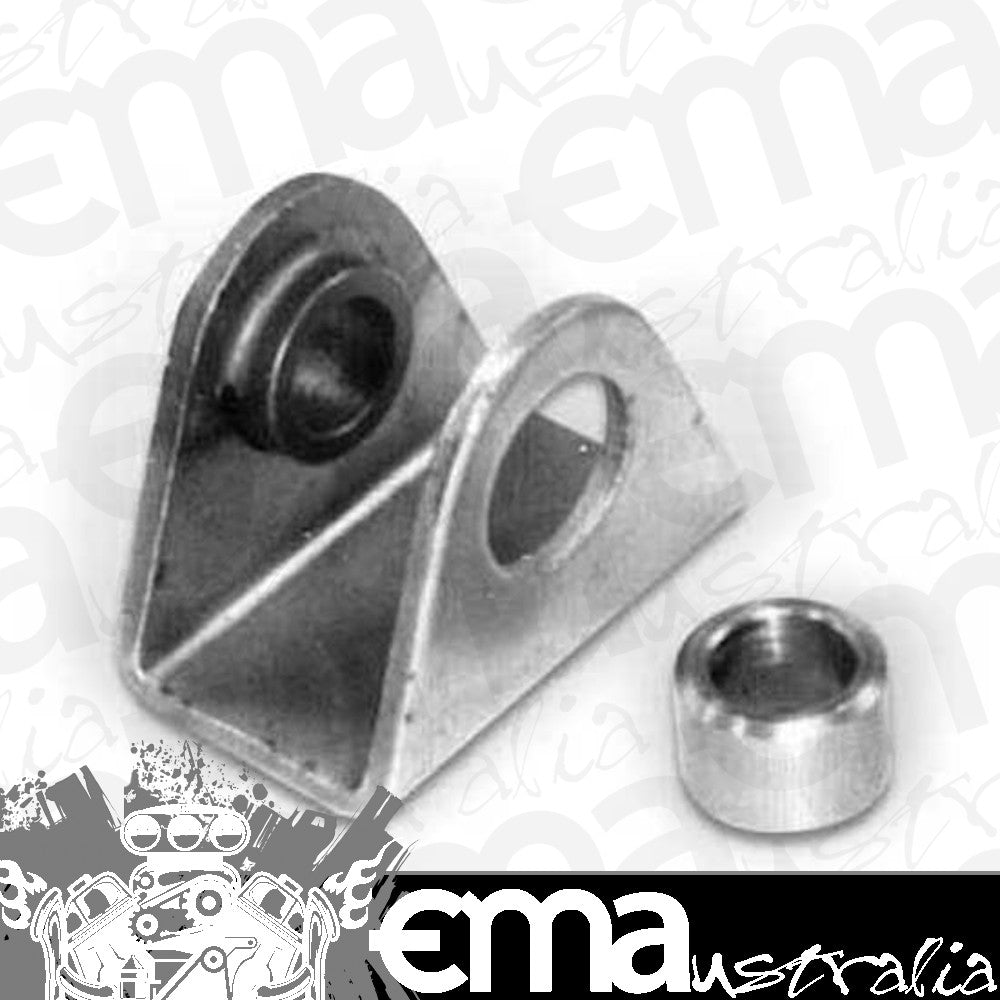 Pro Werks PWC73-157 Mild Steel Shock Bracket & Bushings 1-1/4" Flat Mount 1/2"