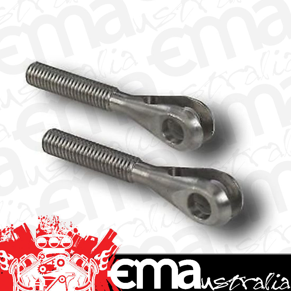 Pro Werks PWC73-496-2 Steel Threaded Slot Clevis 1/2"-20Rh Thread 3/8" Hole