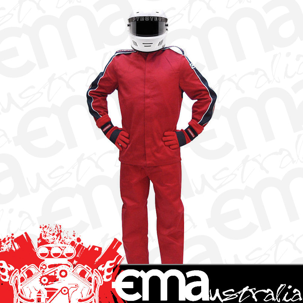 Pyrotect Safety Equipment PY22P0402 Eliminator Red Racing Pants Large SFI-5 Two Layer Nomex