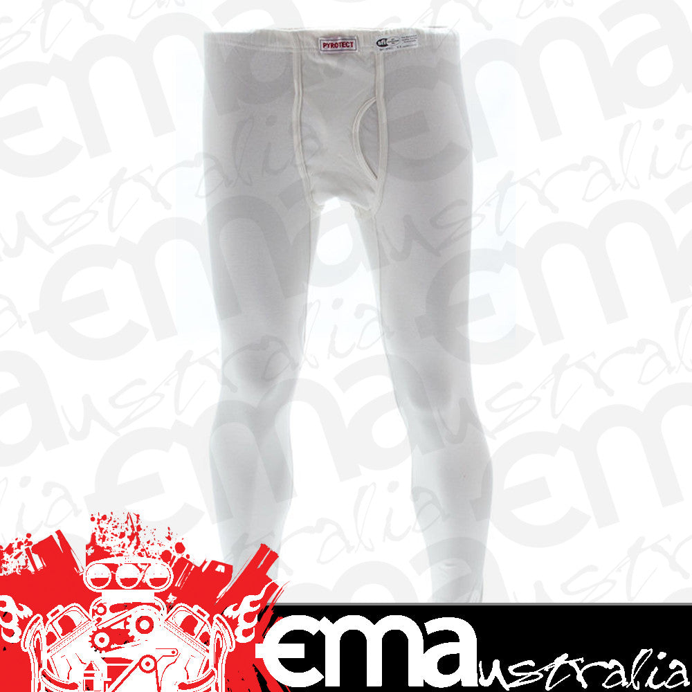Pyrotect Safety Equipment PY4710100 Inner Wear Bottom Small White SFI ApprOved