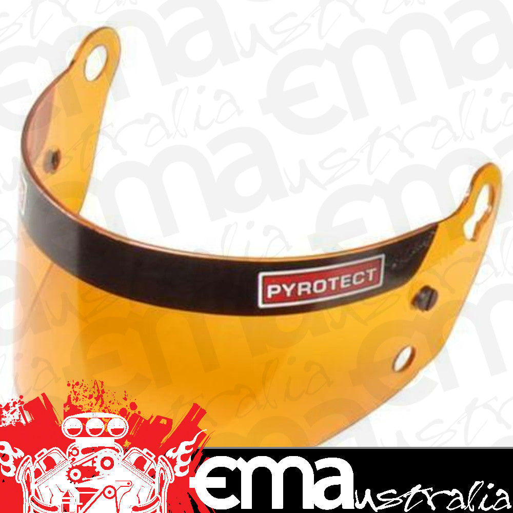 Pyrotect PY9715-10 Amber Tint Helmet Shield suits Sa2010 & Sa2015 Helmets