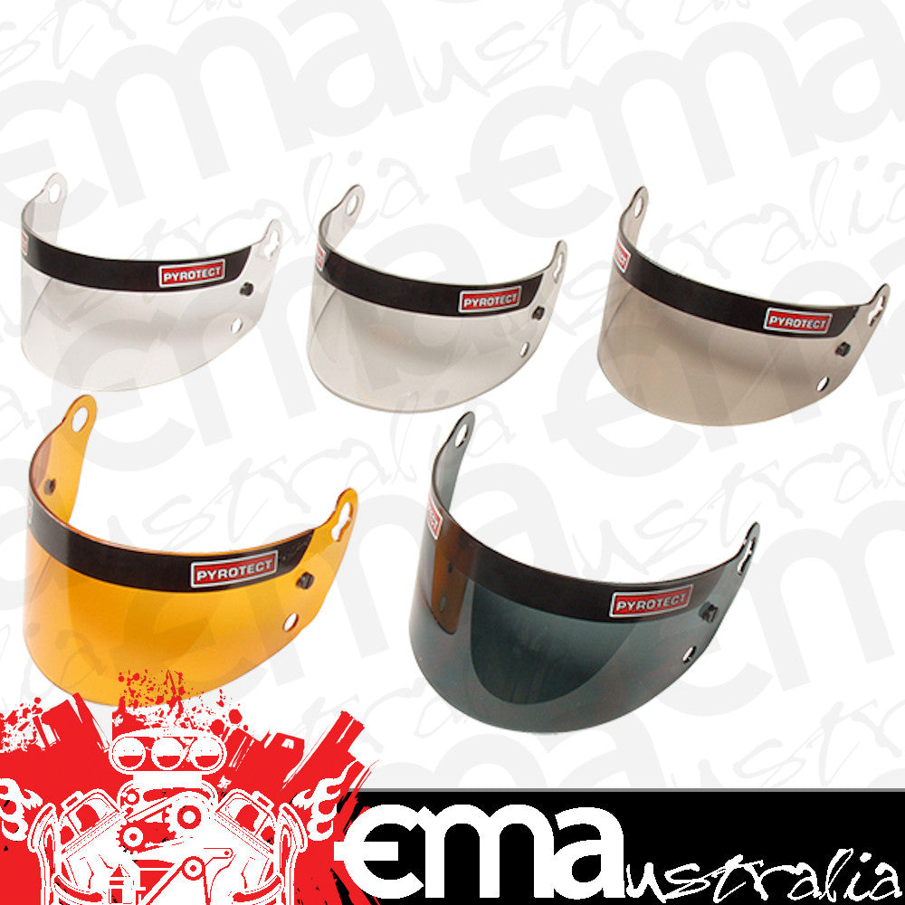 Pyrotect PY9725-10 Chrome Helmet Shield suits Sa2010 And Sa2015 Helmets