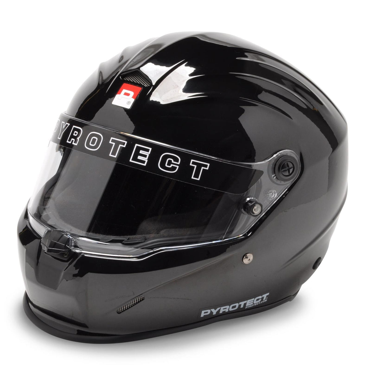 Pyrotect PYHB801120 Safety Equipment Pro Sport Duckbill Helmet Full Face Nomex Liner Gloss Black xsmall