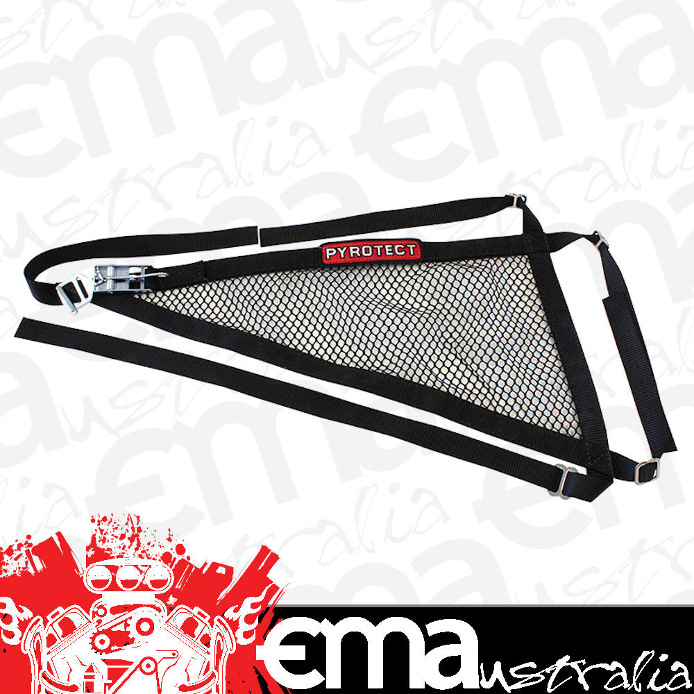Pyrotect PYNx50710 Sprint Car Net Black Left