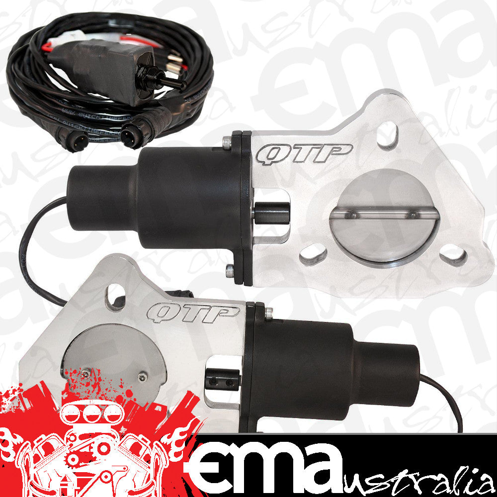 Quicktime Performance QTPEC45 2-1/4" Dual Electric Exhaust Cut Out Kit