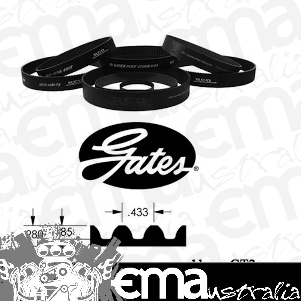 RCD RCD1330-1595-84 Blower Belt 11 mm Top F Uel11mm x 1595mm x 84