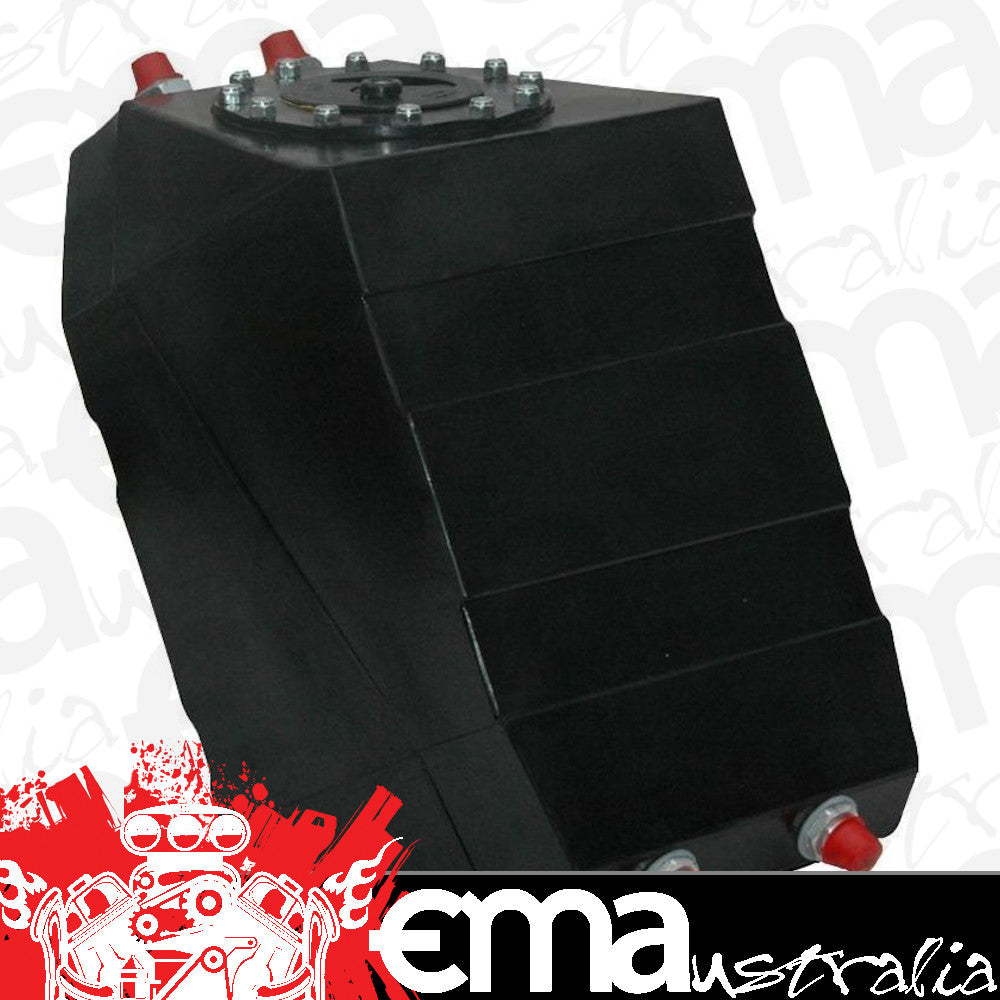 RCI RCI1040D 4 Gallon 15L Drag Race Poly Fuel Cell w/O Foam 9" x 9" x 12"