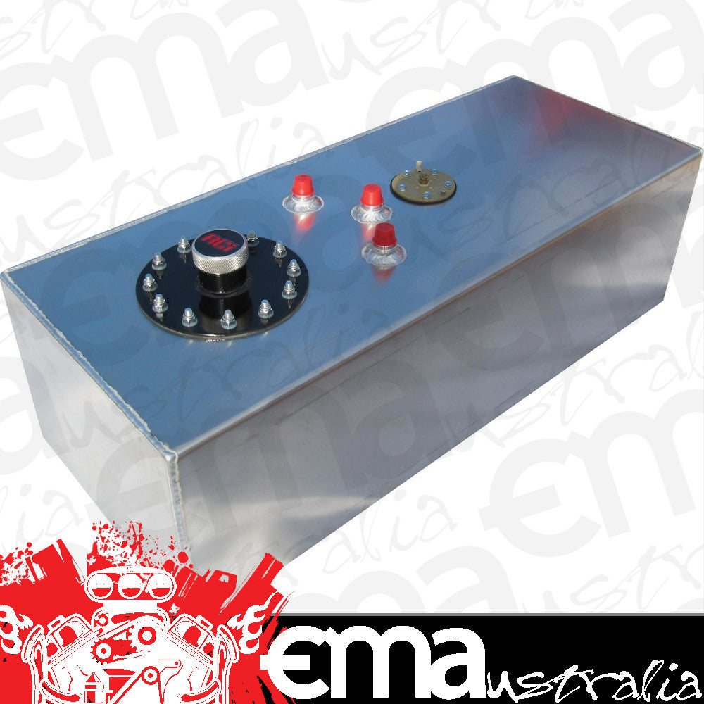 RCI RCI2162A 15 Gallon 56.8L Alloy Street Rod Fuel Cell & Sender 30"x 12"x 9"
