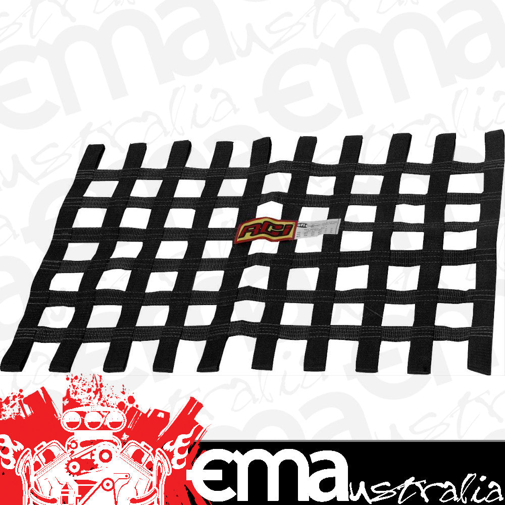 RCI RCI7600D Window Net - Black 18" x 24" SFI 3.3 Rated