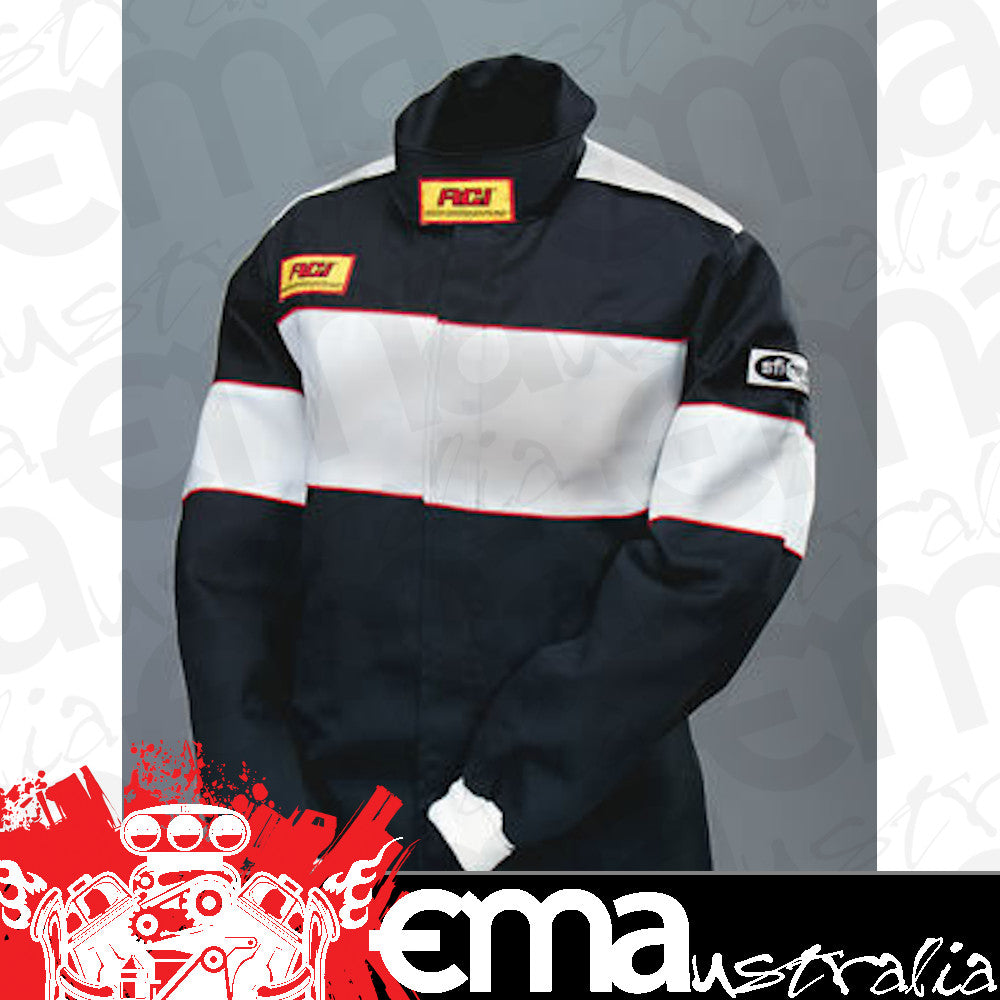 RCI RCI9626D Single Layer Driving Jacket Medium - Black SFI 3-2A/1 Rated