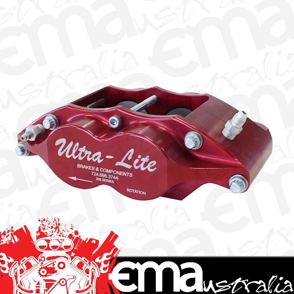 Red Devil Brakes RED-ULB1402078 Feather Lite Inboard Caliper Sprint w/ x2 1.750" & 2 1.875" Pistons