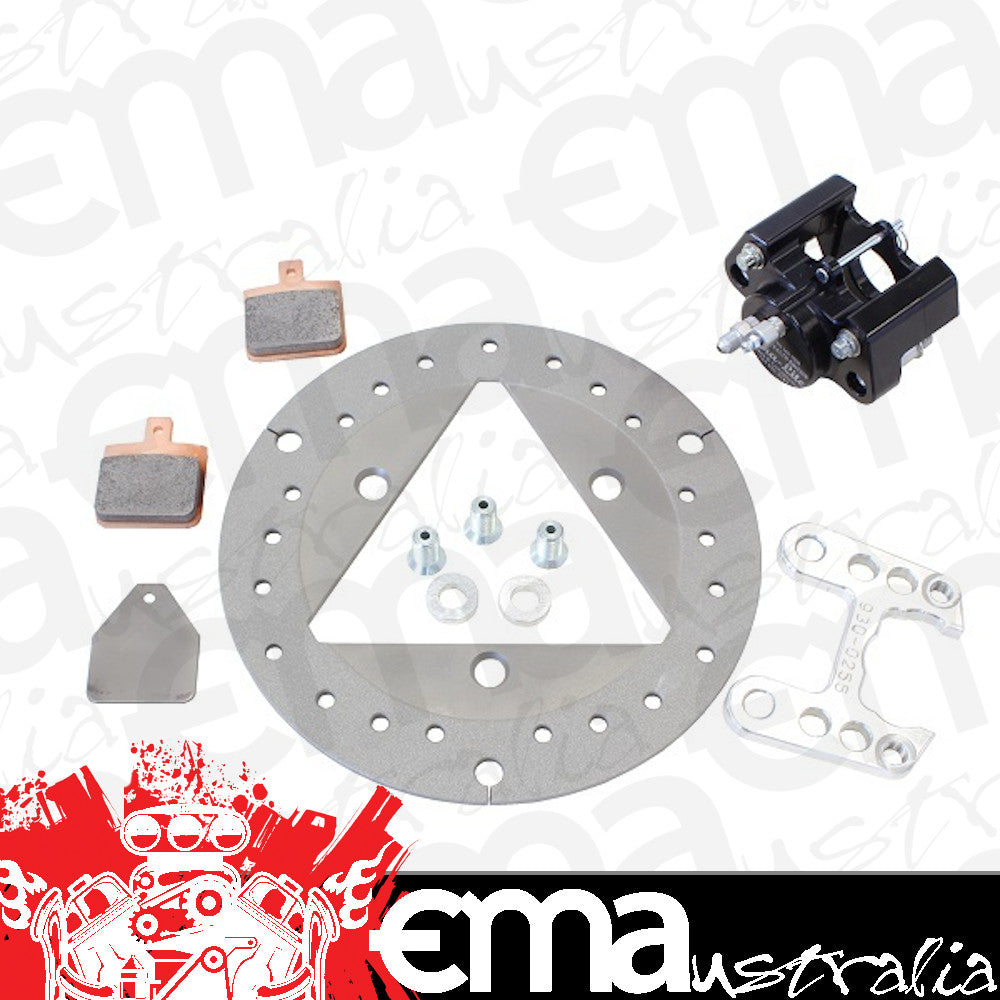 Red Devil Brakes RED-ULB4107200BK Red Devil L/F Brake Kit Black